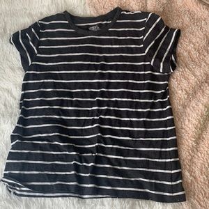 This Is a Time and Tru black tee striped